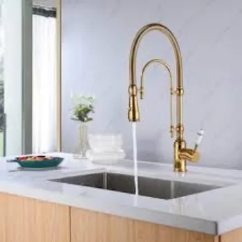 Brass Kitchen Faucet